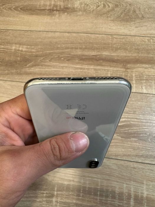 Carcasa iPhone X alb, full flex