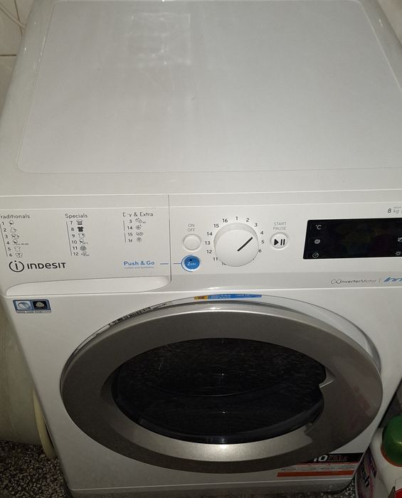 Пералня със сушилня Indesit BDE 861483 XWS EU N