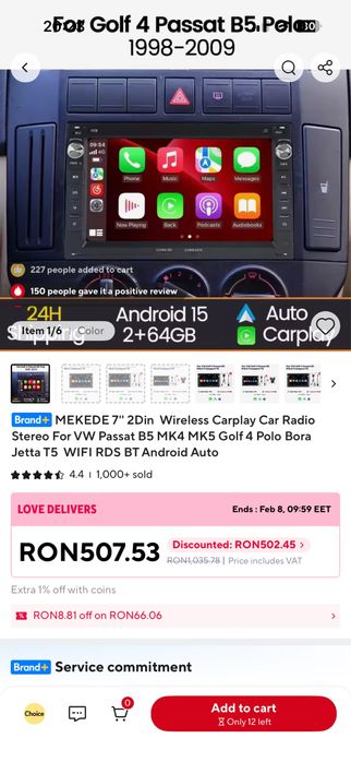 navigatie vw polo / golf / pasaat