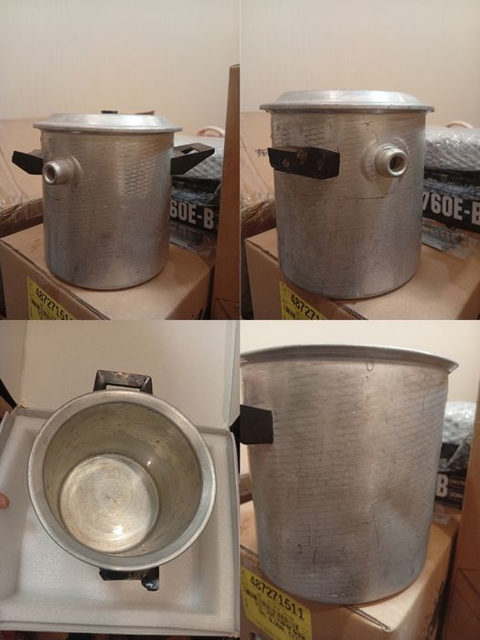 Весы, кастрюля для молока Юг