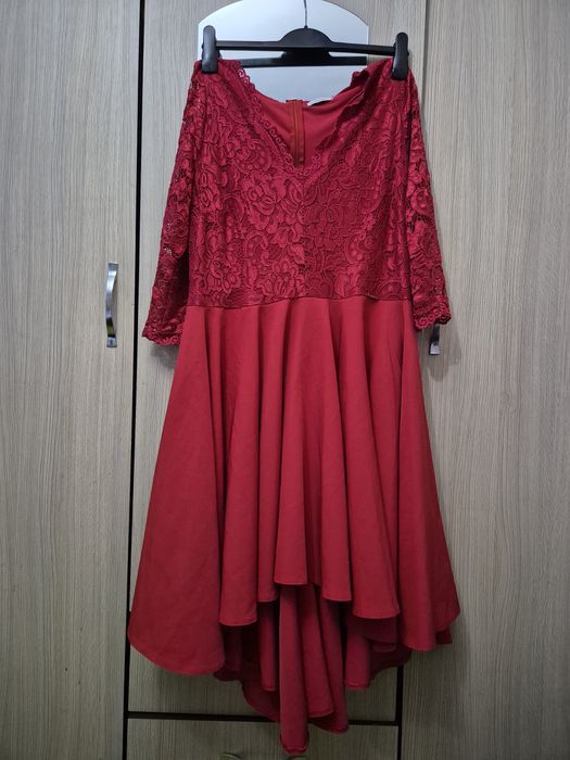 Rochie ocazie damă,cloș,asimetrică