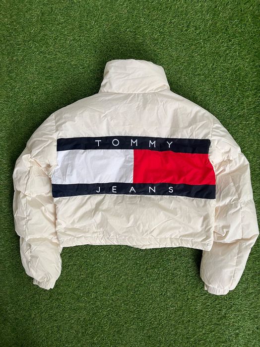 Дамско пухено яке : Tommy Jeans ALASKA - Down jacket - ancient white XS