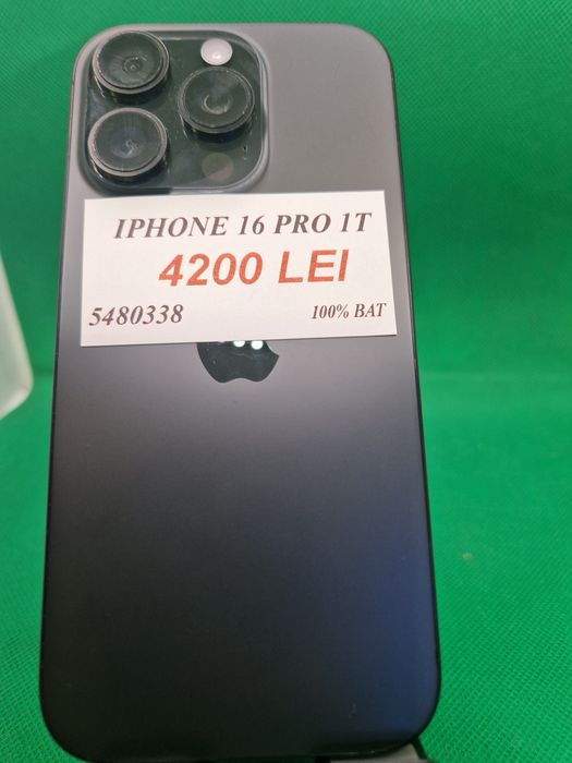 Iphone 16 Pro 1T baterie 100% Lazar Amanet Crangasi 54803