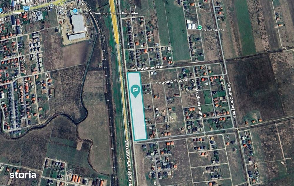 Parcele teren locuinte colective – Moșnița Nouă