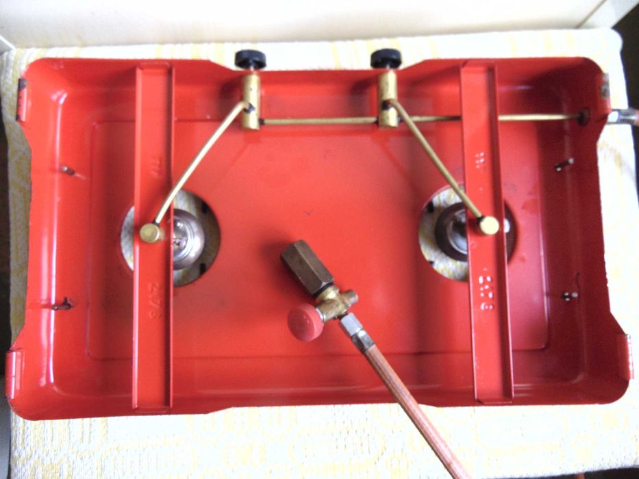 Двоен туристически газов котлон