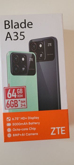 ZTE Blade A35 6 Gb RAM, 64 Gb Stocare