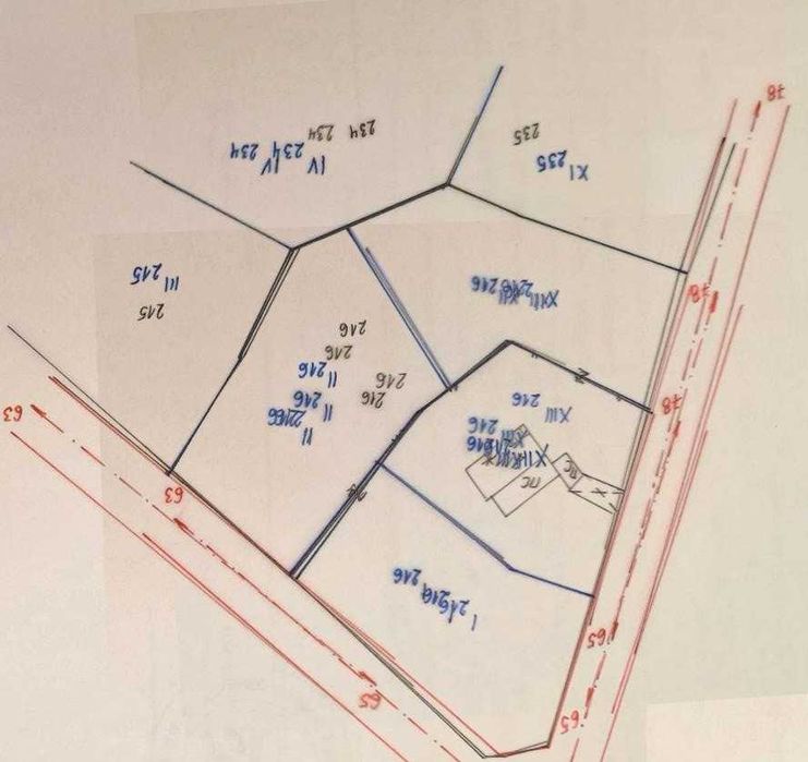 Двуетажна вила/къща 180РЗП с 5200кв.м. двор УПИ село Константиново