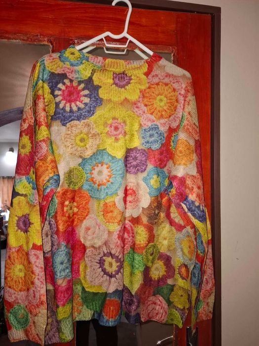 Дамски пуловер 3 Д щампа