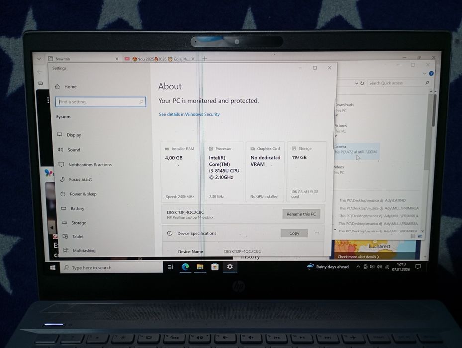 Laptop HP Pavilion i3