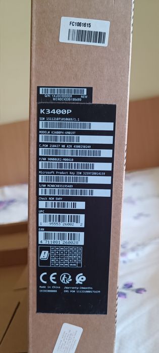 Vând laptop ASUS K3400PH - KM019T
