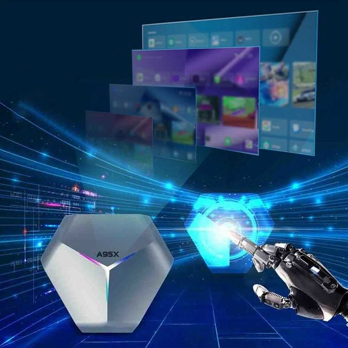 Тв Бокс A95X F4 Tv Box A95X F4 and.10 4/32 Amlogic S905X4 5Ghz Dual WF