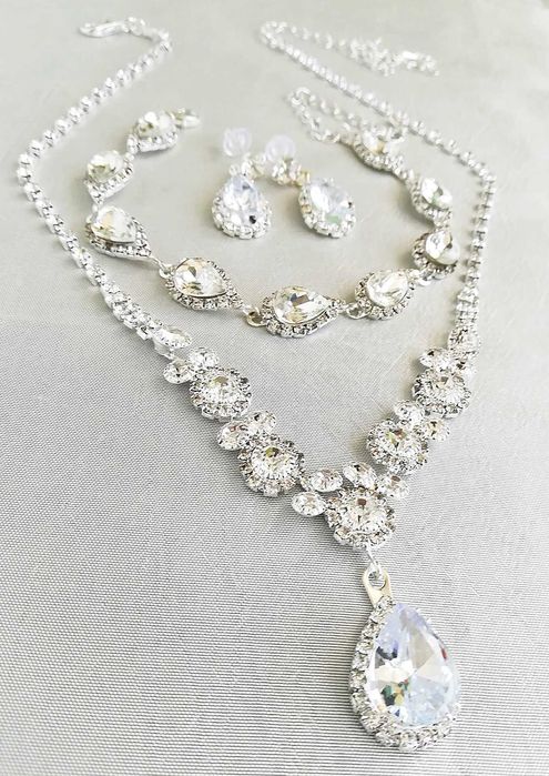 set bijuterii pentru nunta , ocazii festive , cu zirconii