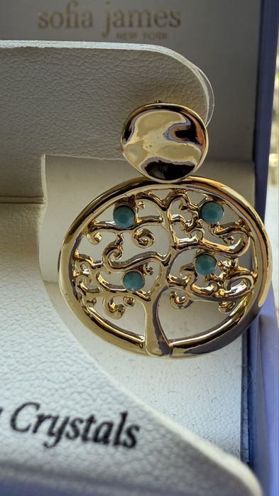 Обеци Sofia James New York – Premium Austrian Crystals