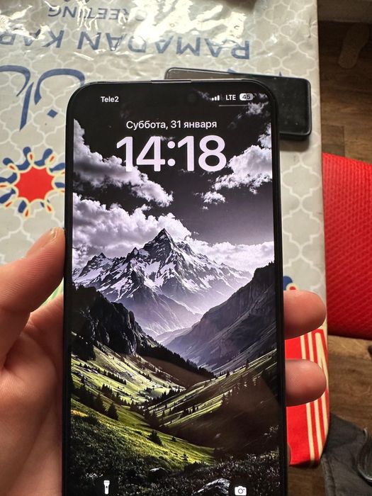 Айфон 15про мах титан