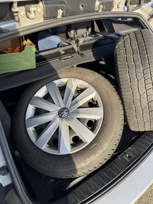 Roti otel si capace originale VW 16 inch 5x112