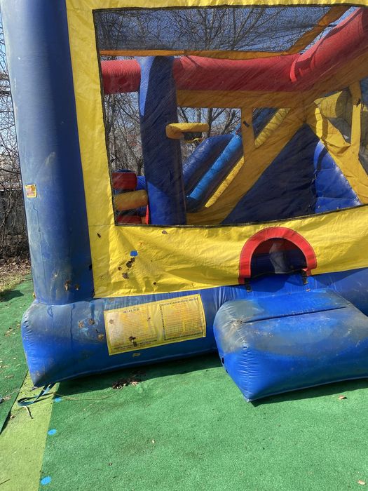 Надуваем Батут Пързалка 6 на 6 метра