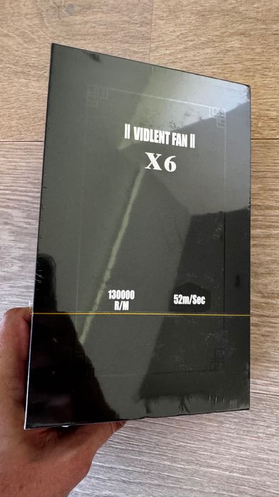 Suflanta aer fără fir X6, 130000rpm, negru 52m/sec