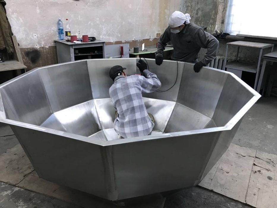 Банный чан из нержавейки