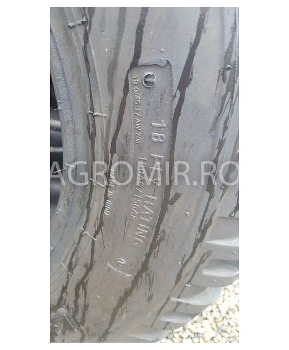 ANVELOPA 19.0/45-17 BKT AW708 18PR TL  Cauciucuri tractor, Fiat, Case, Fendt, John Deere, New Holland, Massey Ferguson, UTB   Cauciucuri tractor, Fiat