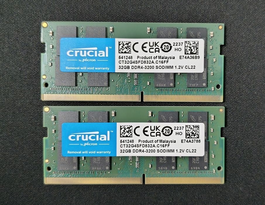 ОЗУ DDR4 64Gb 3200MHz