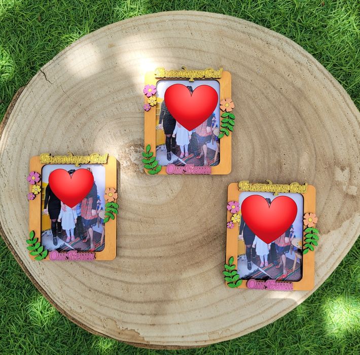 Гравирани магнитчета със снимка - подаръчета за гости за всеки повод.