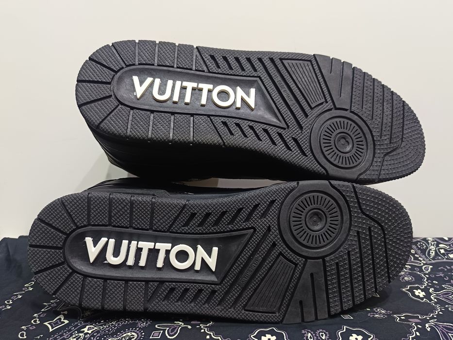 Нови Мъжки Louis Vuitton Trainer Обувки Черно/Бяло, Номер: 44