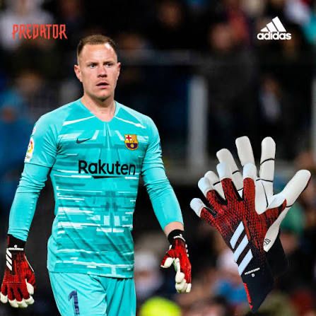 Adidas Predator  Ter stegen перчаткы - Red