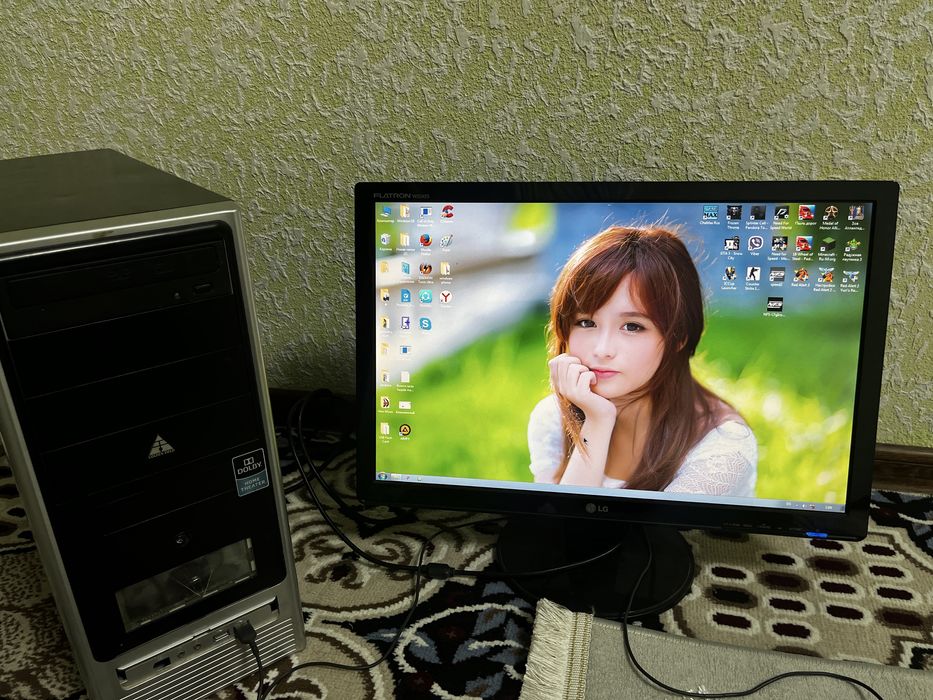 Компьютер кейс с монитором