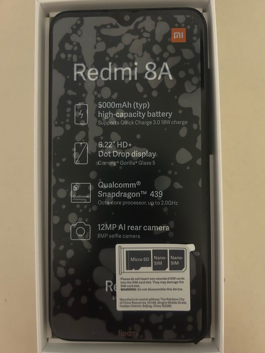 Redmi 8A Midnight Black