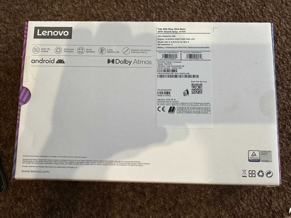 Tableta Lenovo Tab M10 Plus 3rd gen