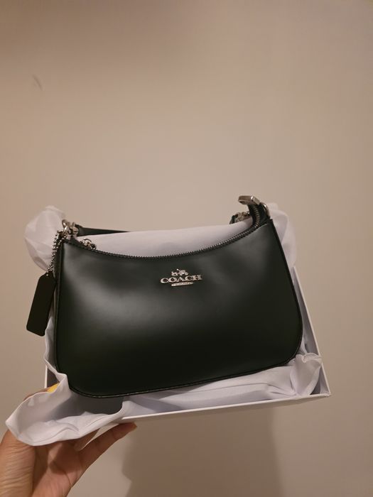 Сумка Coach Коач Teri 24 темно-зелёная