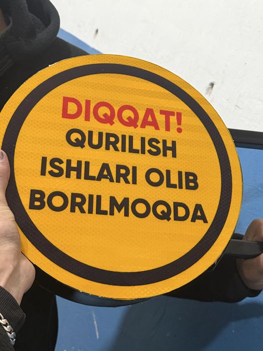 Znak Yol belgilari  qurilish uchun znaklar