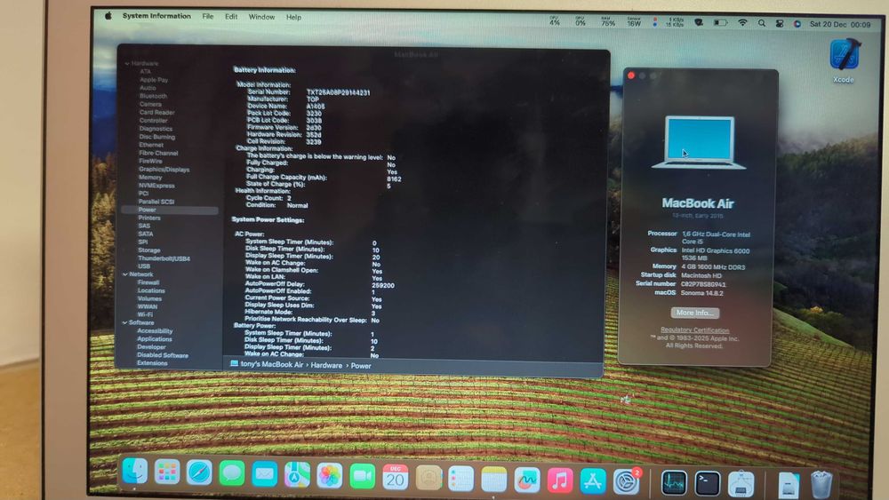 MacBook Air 13" Early 2015, A1466