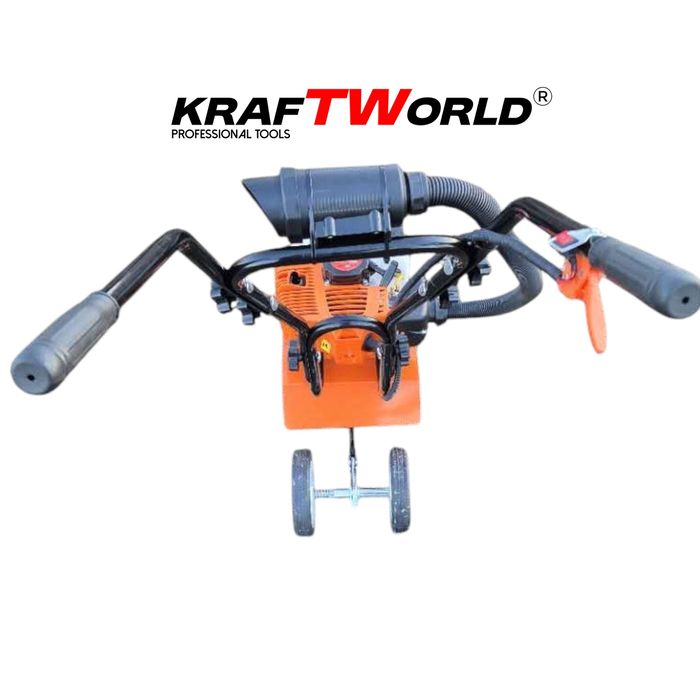 Мини мотофреза бензинова KraftWorld – двутактов мулти култиватор