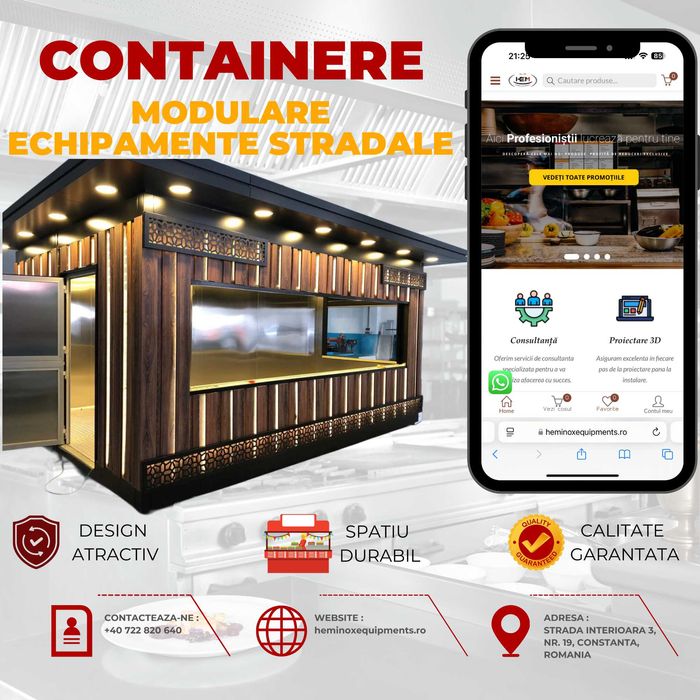 Container Fast-Food/Bar/Cafenea/Gelaterie La Cheie