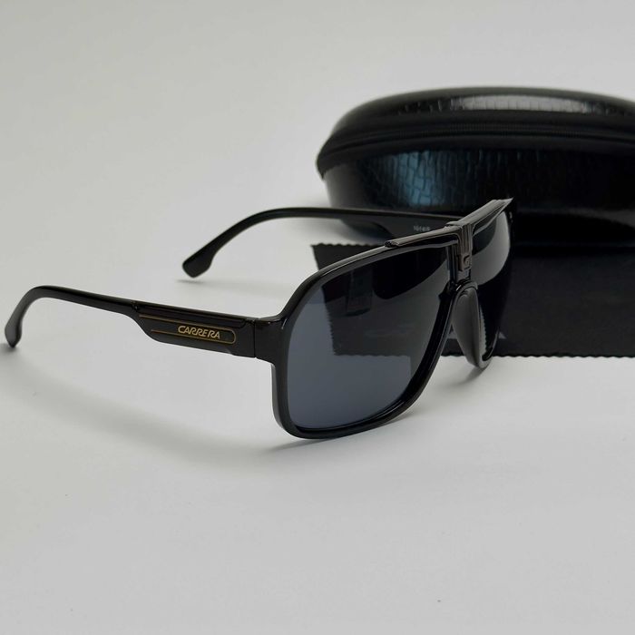 Слънчеви очила CARRERA - Mask Oversized UV400 Черни UV400 CE