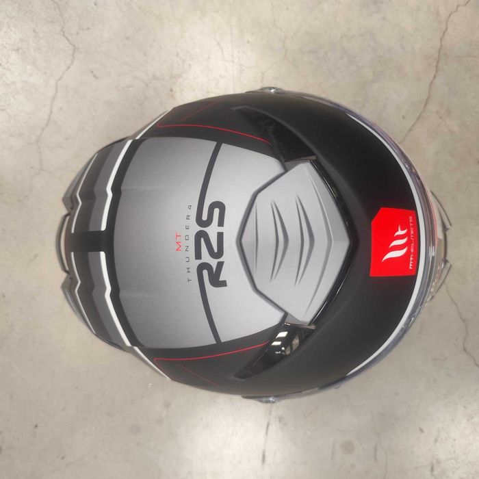 ПРОМОЦИЯ Каска MT Thunder 4 SV R25 B2 BLACK/GRAY - Код: 71801