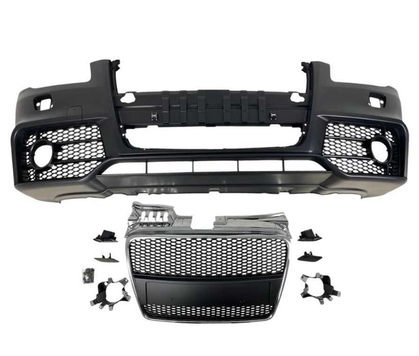 Предна броня за Audi A4 B7 8E 2004г-2008г S-Line Design с хром лайсна