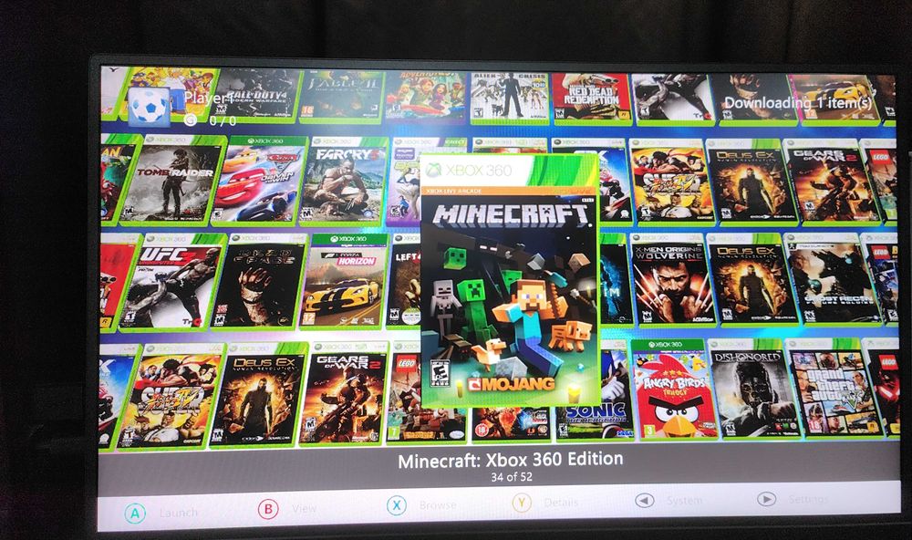 Xbox 360 modat,50 de jocuri de top GTA 5,Minecraft,NFS,maneta,cabluri