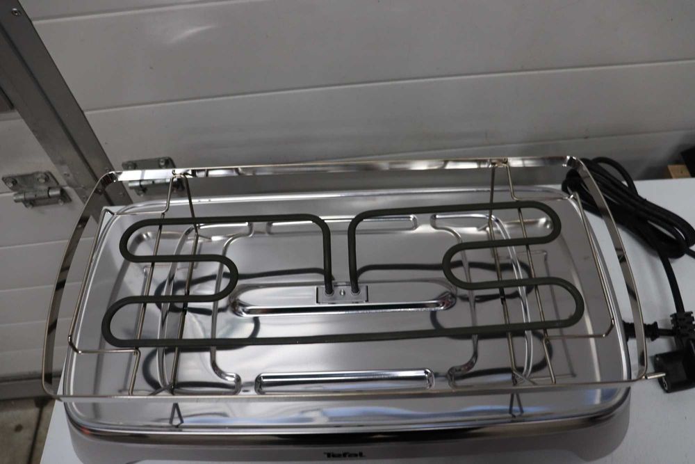 Tefal Raclette Grill Pierrade, 10 тигана, камък, 1350W, с ДЕФЕКТ