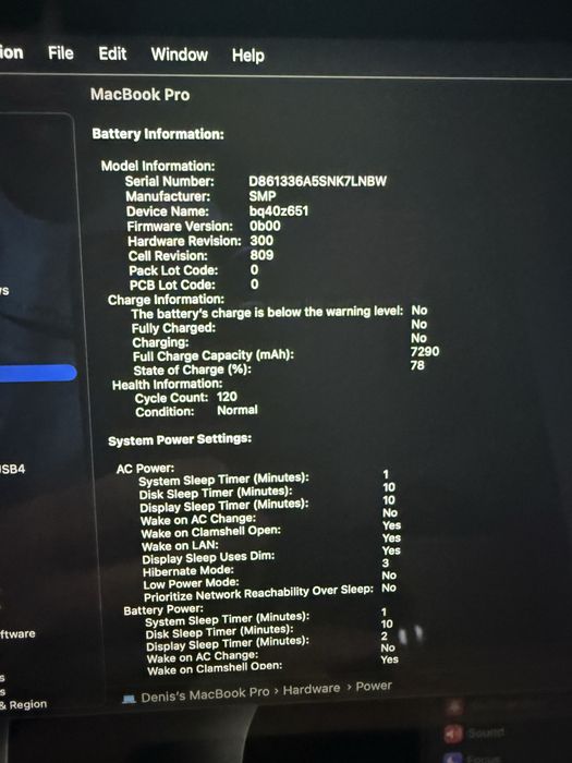 Macbook Pro 16’ 2019