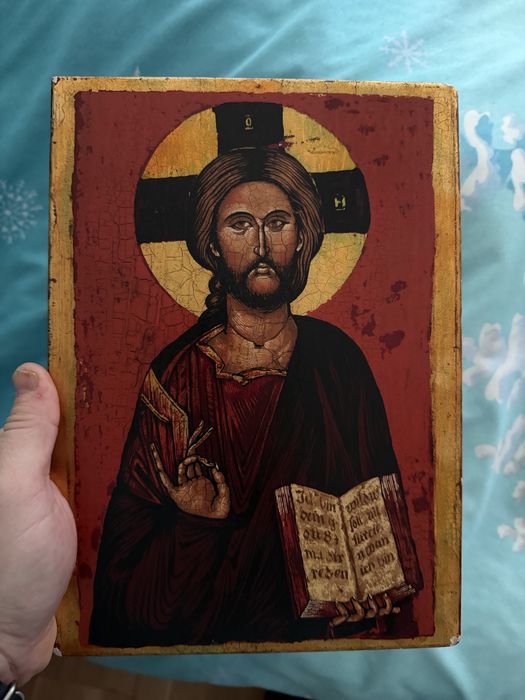Icoana pictata manual, Iisus Hristos