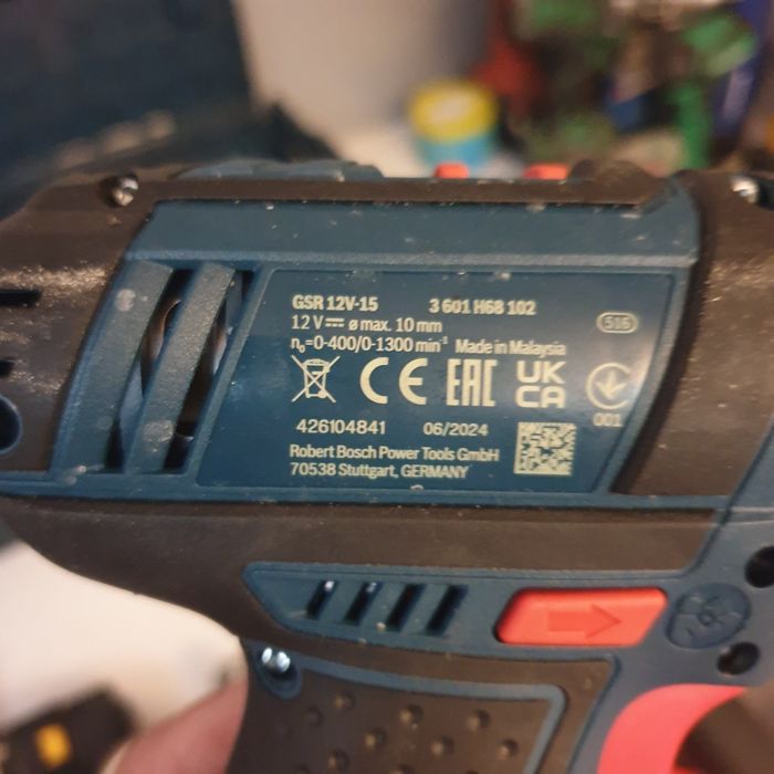 Bosch GSR 12V-15 Mașina de infiletat 12V Li-Ion An 2024