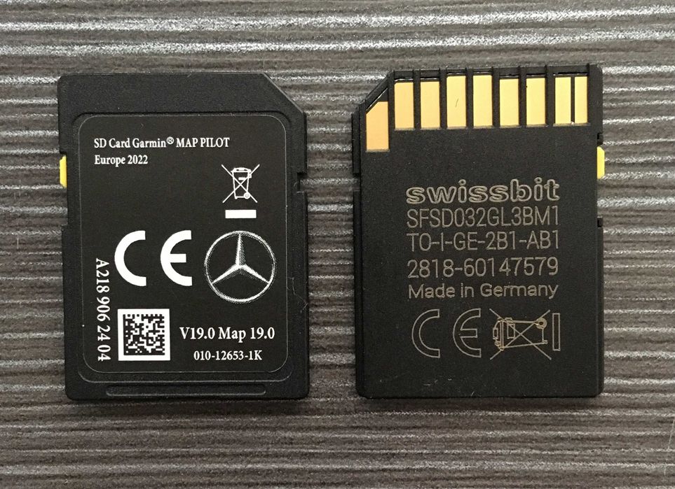 Mercedes Garmin Map Pilot Star1/2 V20 Sd Card 2024г Сд Карта Навигация