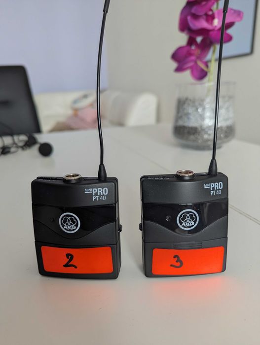 AKG WMS40 Mini2 + 2x PT40 Mini Pro + 2x AKG C544 headset микрофона