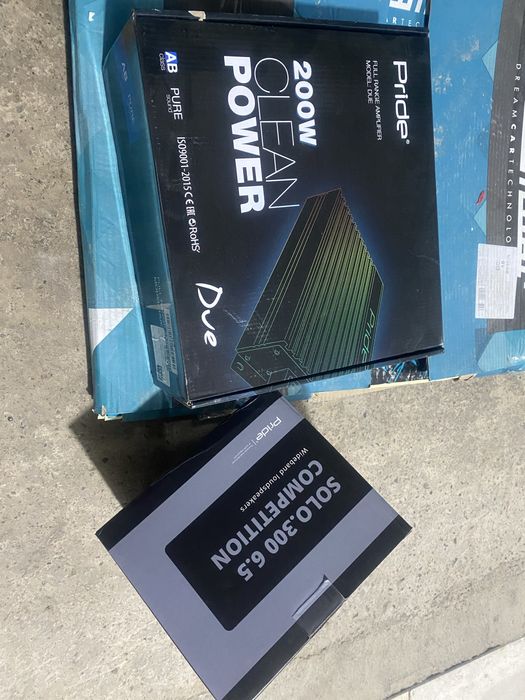 Калонка и усилитель прайд новый!