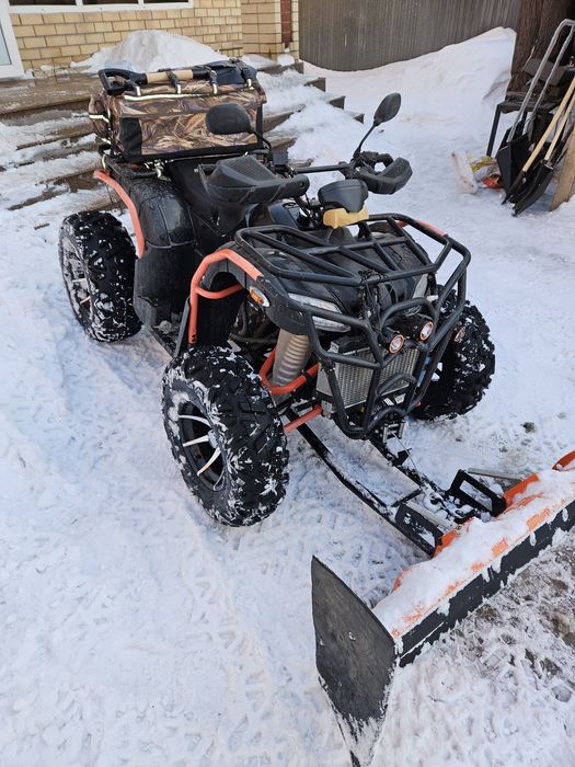 Квадроцикл с отвалом