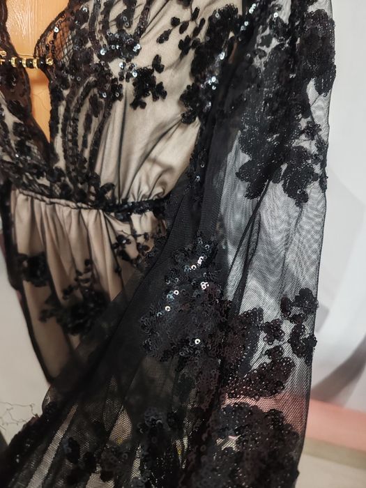 Rochie- pantaloni fete cu strasuri elegantă