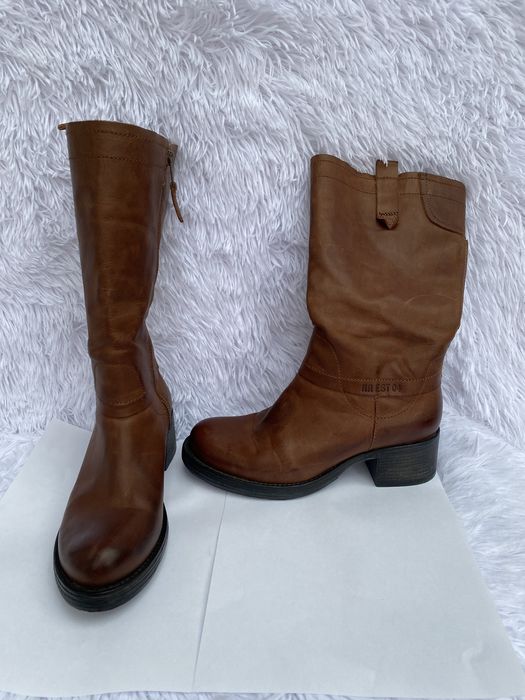 Cizme piele naturală 38 Made in Italy