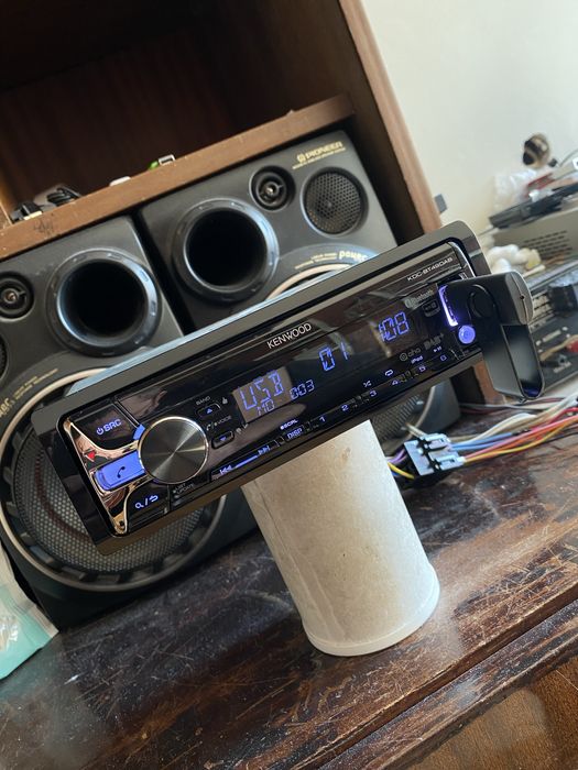 Kenwood KDC-BT49DAB - ВИСОК КЛАС - USB Bluetooth CD за кола сд радио